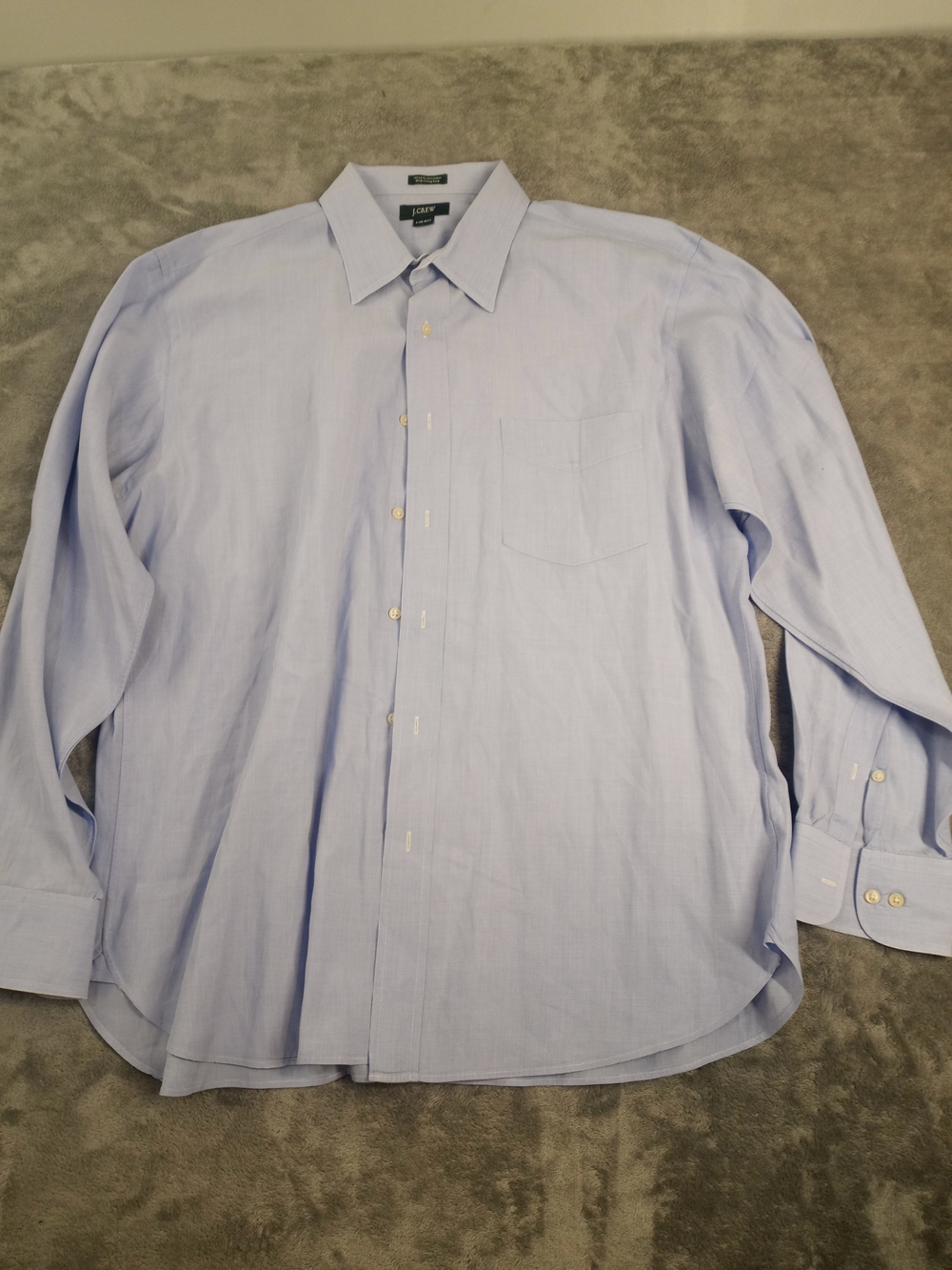 J.crew  Pale Blue Men’s Long-Sleeve Dress Shirt Size Large